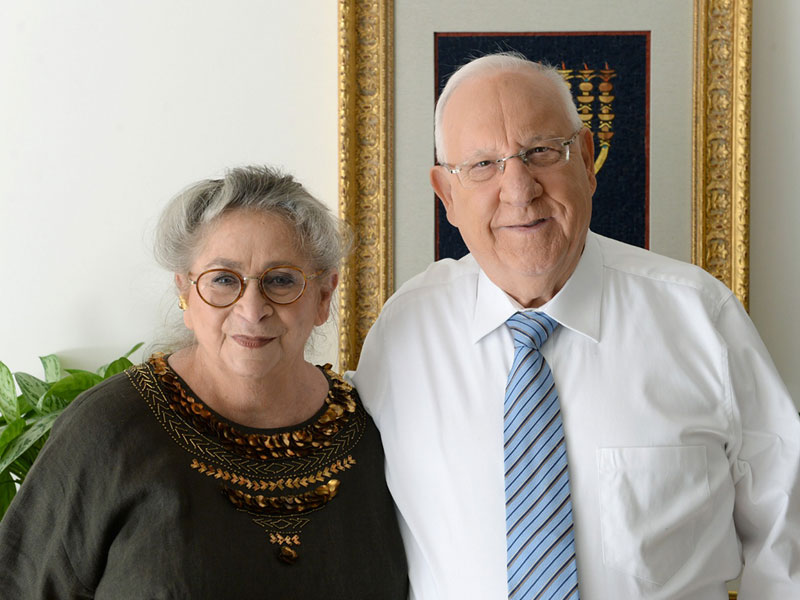 President Reuven Rivlin with his wife Nechama (archive)